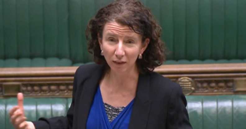 Anneliese Dodds in parliament