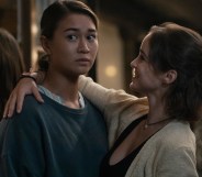 Beatrice (L) and Ava (R) in Warrior Nun as Simon Barry releases deleted scene. (Netflix)