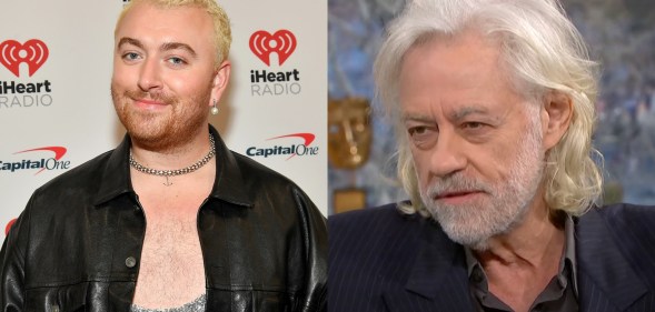 Bob Geldof called out for repeatedly misgendering Sam Smith.