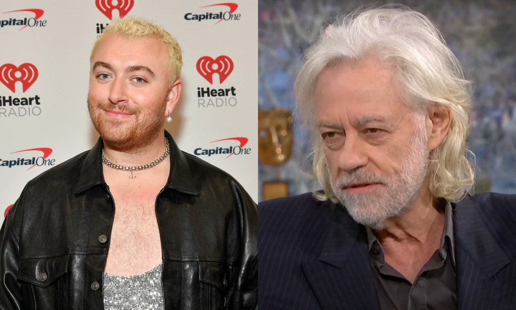 Bob Geldof called out for repeatedly misgendering Sam Smith.