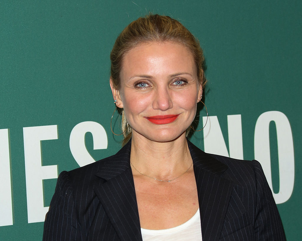 Actress Cameron Diaz signs copies of her new book "The Longevity Book: The Science Of Aging, The Biology Of Strength And The Privilege Of Time" at Barnes & Noble at The Grove on April 13, 2016 in Los Angeles, California.