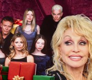 Dolly Parton would send annual gifts to the Buffy cast. (Getty/PinkNews)