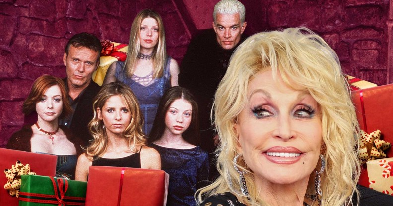 Dolly Parton would send annual gifts to the Buffy cast. (Getty/PinkNews)