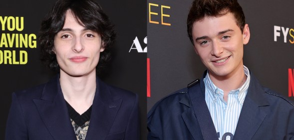 Finn Wolfhard (L) and Noah Schnapp (R). (Getty)