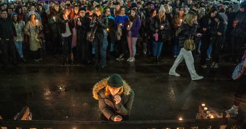Glasgow vigil for Brianna Ghey