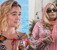 Haley Lu Richardson as Portia (L) and Jennifer Coolidge as Tanya (R) in The White Lotus. (HBO)