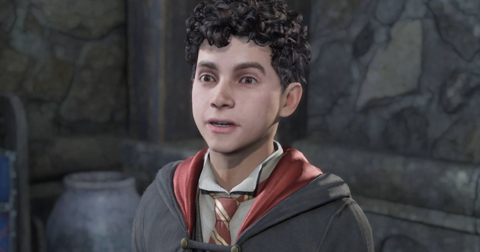 A custom character from the video game Hogwarts Legacy.
