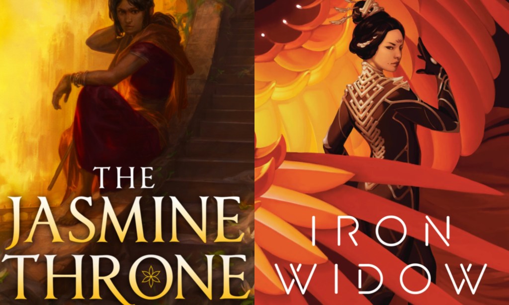 Jasmine Throne (L) and Iron Widow (R). (Orbit/Penguin)