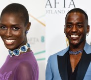 Jodie Turner Smith (L) and Ncuti Gatwa (R) will both appear in Sex Education season four. (Getty)