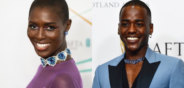 Jodie Turner Smith (L) and Ncuti Gatwa (R) will both appear in Sex Education season four. (Getty)