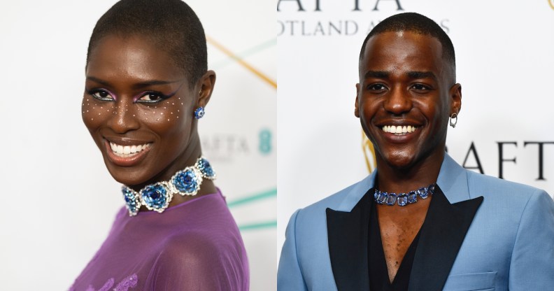 Jodie Turner Smith (L) and Ncuti Gatwa (R) will both appear in Sex Education season four. (Getty)