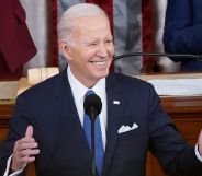 Joe Biden during the State of the Union address