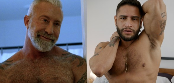 Lance Charger (L) and Brock Banks (R). (WOW)