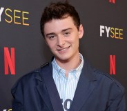 Noah Schnapp shares grandpa's reaction to coming out. (Getty)