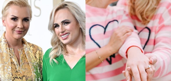 Rebel Wilson and Ramona Agruma get engaged. (Getty/Rebel Wilson/Instagram/Disney Weddings)
