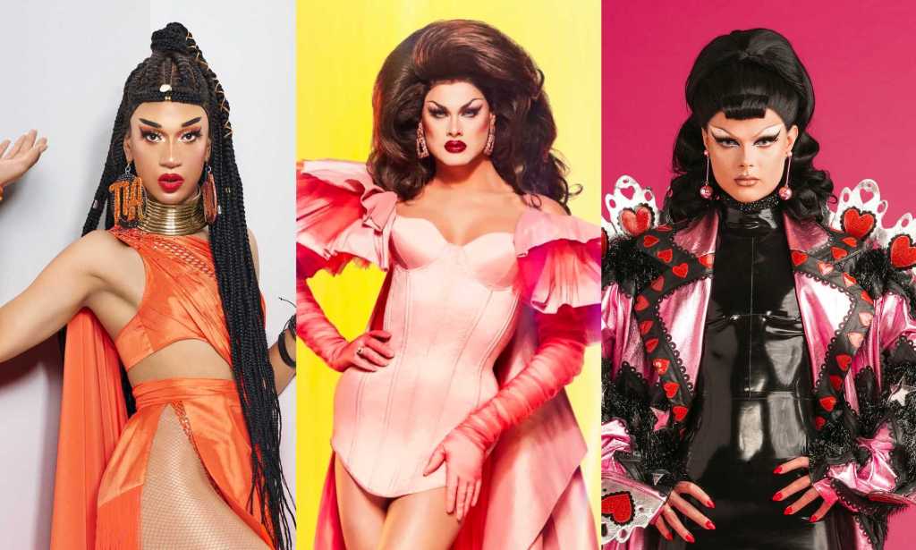 Left-right: Tia Kofi, Scarlett Envy and Gothy Kendoll are all rumoured to be on the cast of Drag race UK vs the World series two