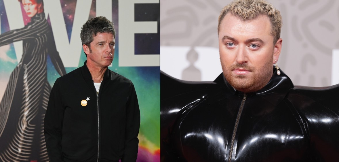 Composite image of Noel Gallagher and Sam Smith