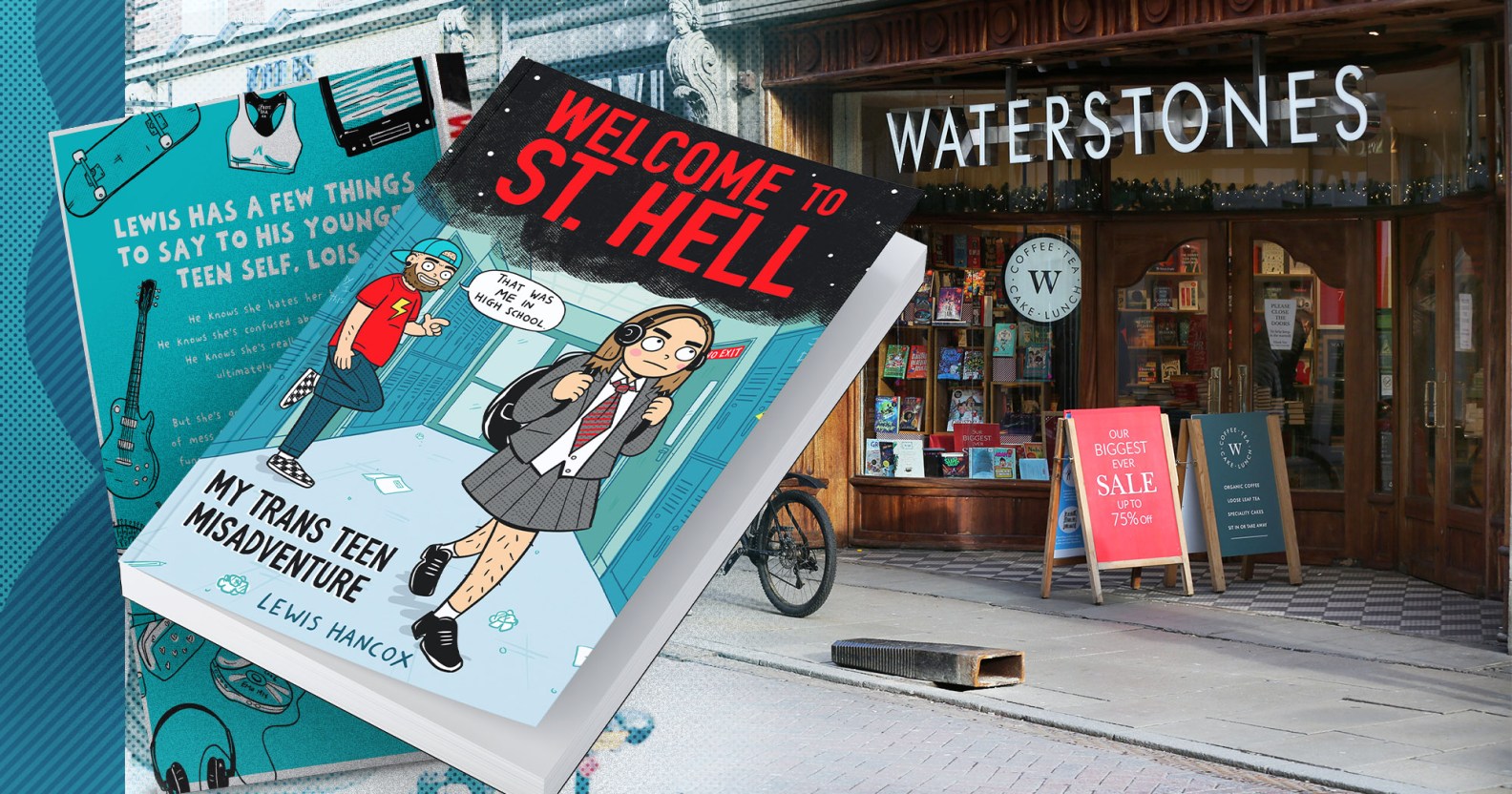 Waterstones bookshop and Welcome to St Hell: My trans teen misadventure