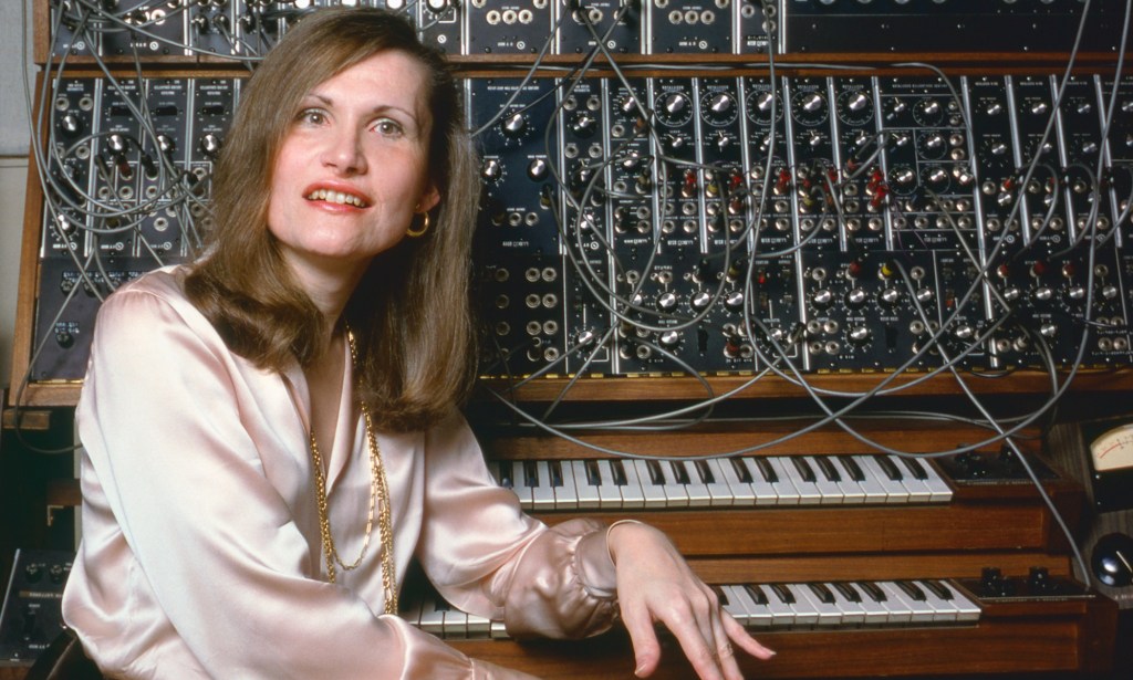 Wendy Carlos in her recording studio in 1979. (Getty)