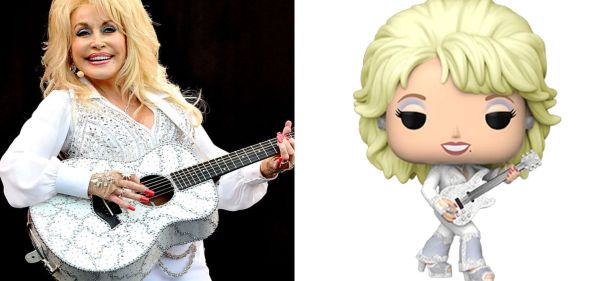 The Dolly Parton Funko Pop figures honour the pop culture icon.