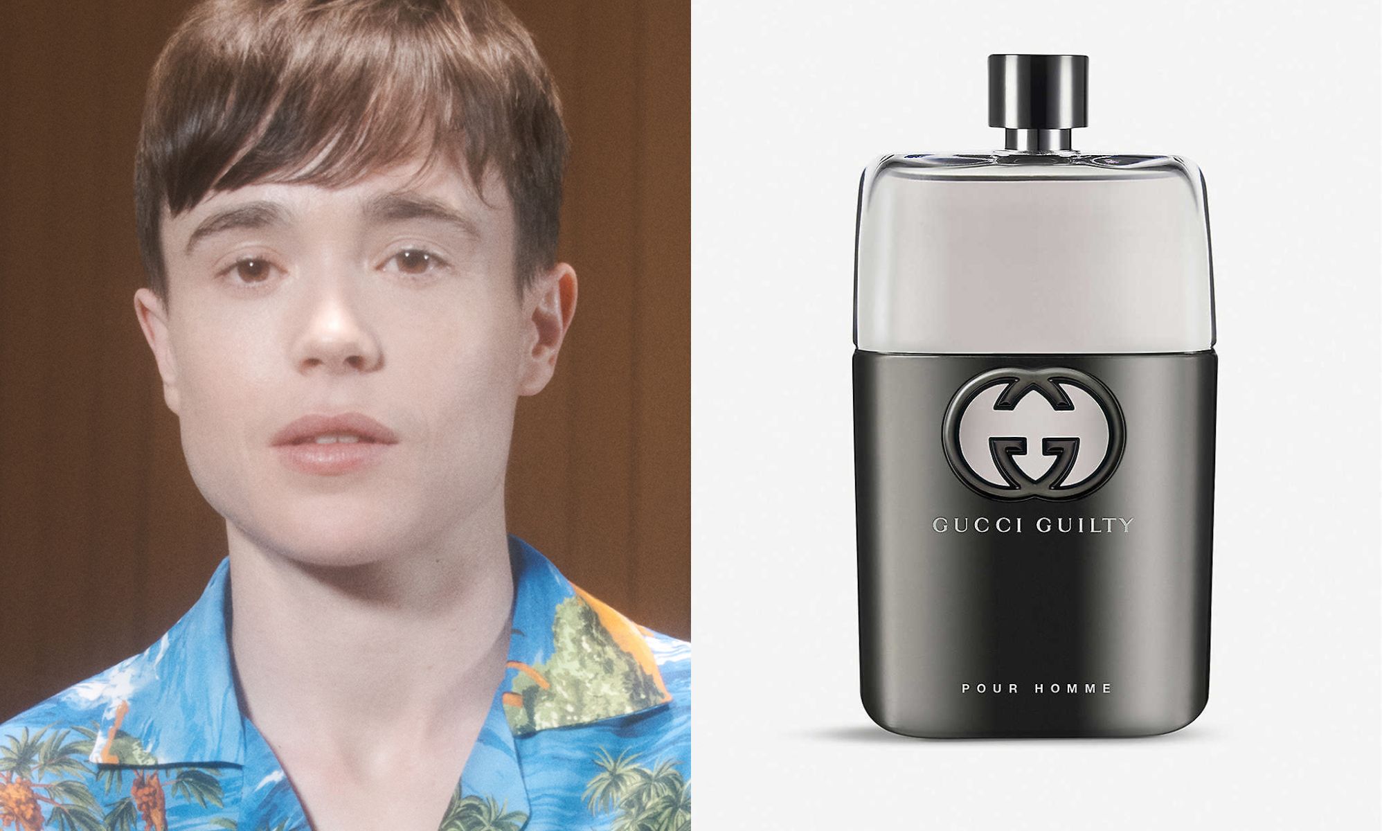 Elliot Page is revealed as the new face of Gucci Beauty