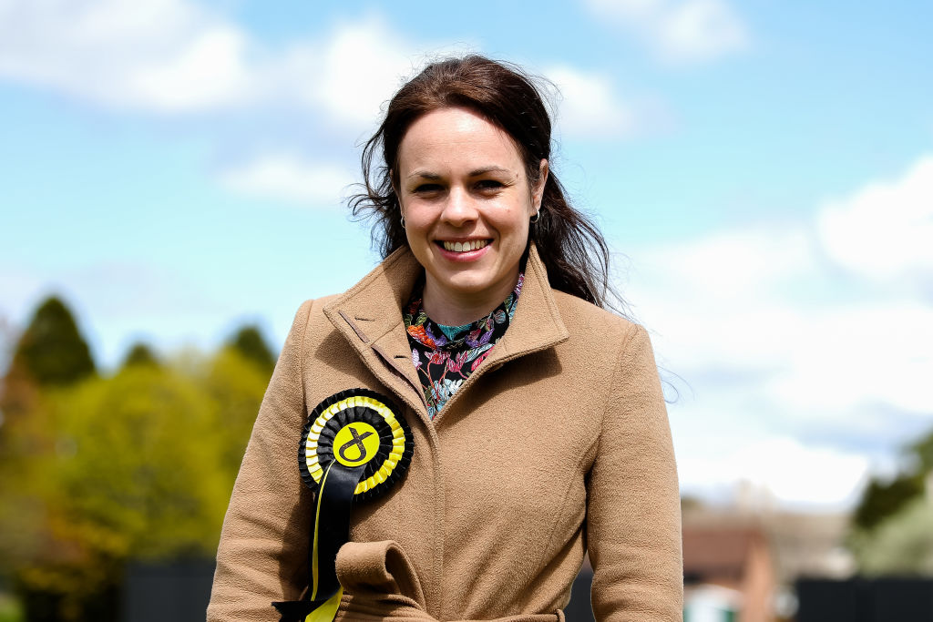 Kate Forbes poses for a picture ahead of the results for the Skye, Lochaber and Badenoch Constituency and Regional votes on May 7, 2021.