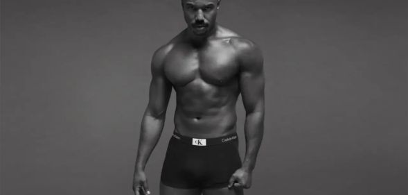 Michael B. Jordan strips to his underwear for the latest Calvin Klein campaign.