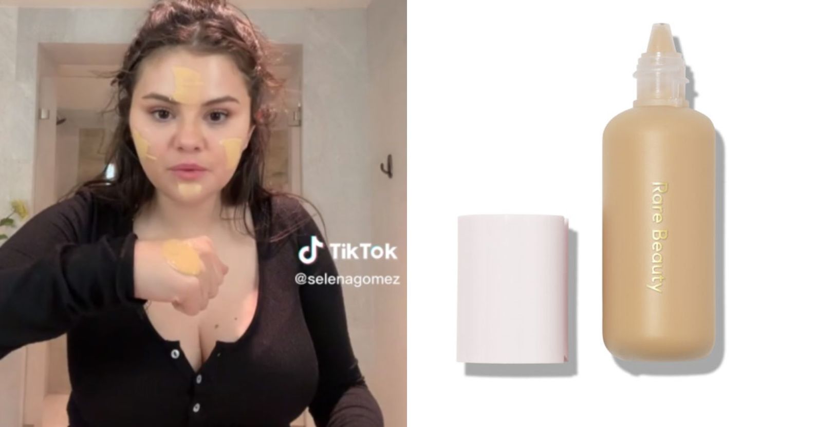 Selena Gomez attemtps a unique TikTok trend with impressive results.