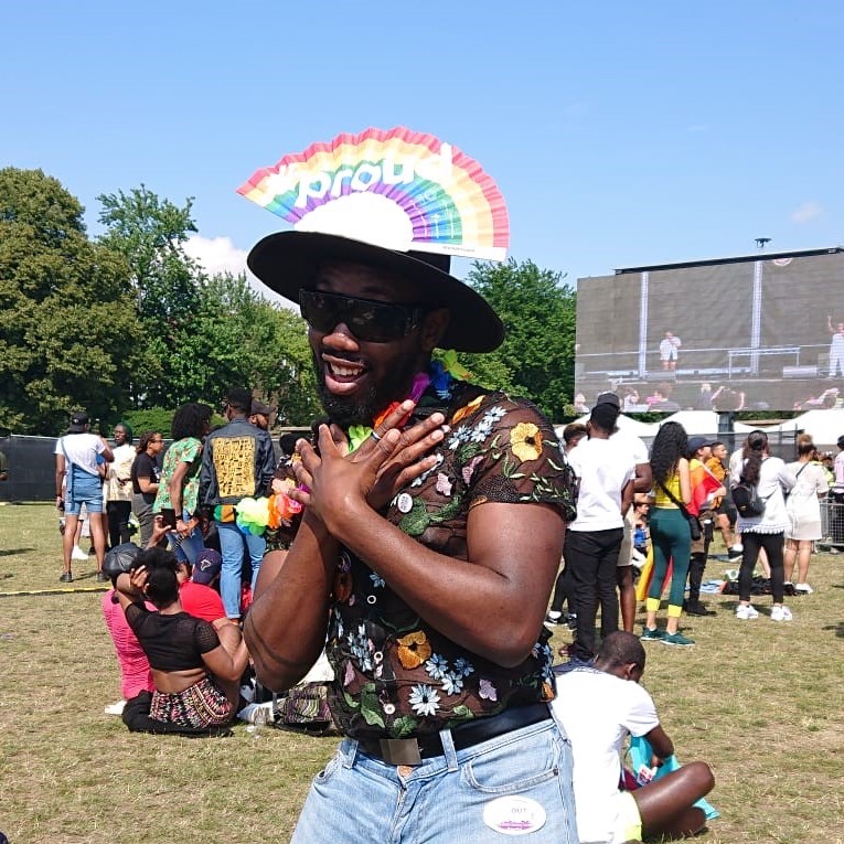 Aaron Miller at UK Black Pride