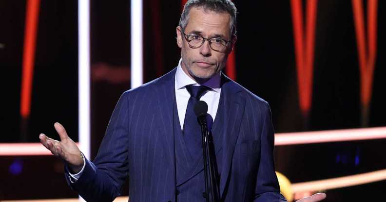 Actor Guy Pearce on stage