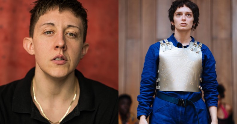 Charlie Joesphine (L) and Joan in I, Joan (R). (Yellow Belly/Helen Murray)