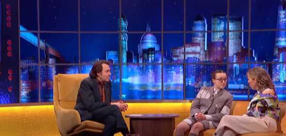 Jonathan Ross, Bella Ramsey and Mel Giedroyc