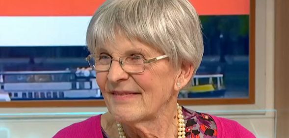 Isobel Jeffrey on the set of Good Morning Britain.
