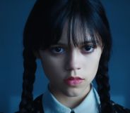 Jenna Ortega in Netflix's Wednesday.