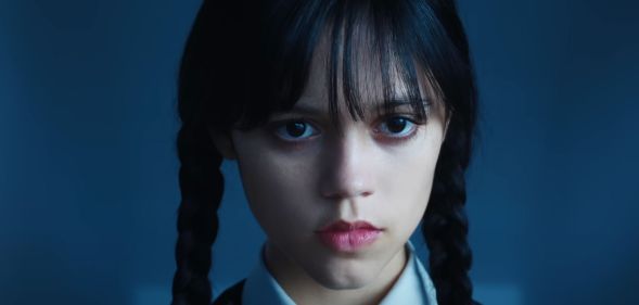 Jenna Ortega in Netflix's Wednesday.