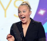 JoJo Siwa onstage during an event.