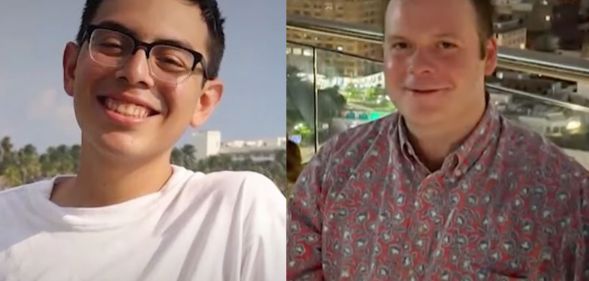 Side by side photos of Julio Ramirez and John Umberger. Both men died from drug overdoses and were robbed after visiting popular gay venues in New York City