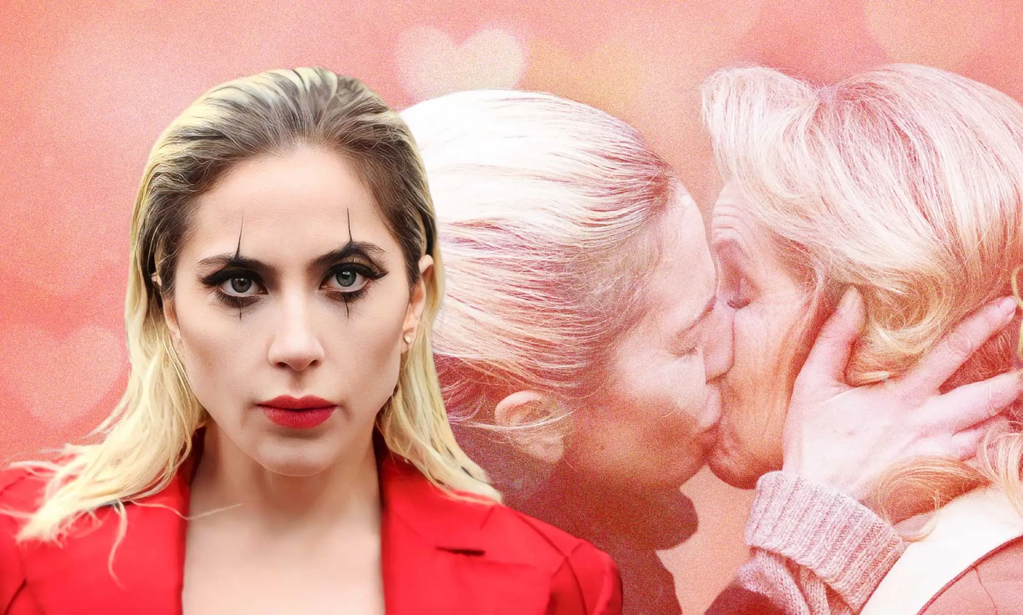 Lady Gaga's Harley Quinn kisses woman on set of Joker 2