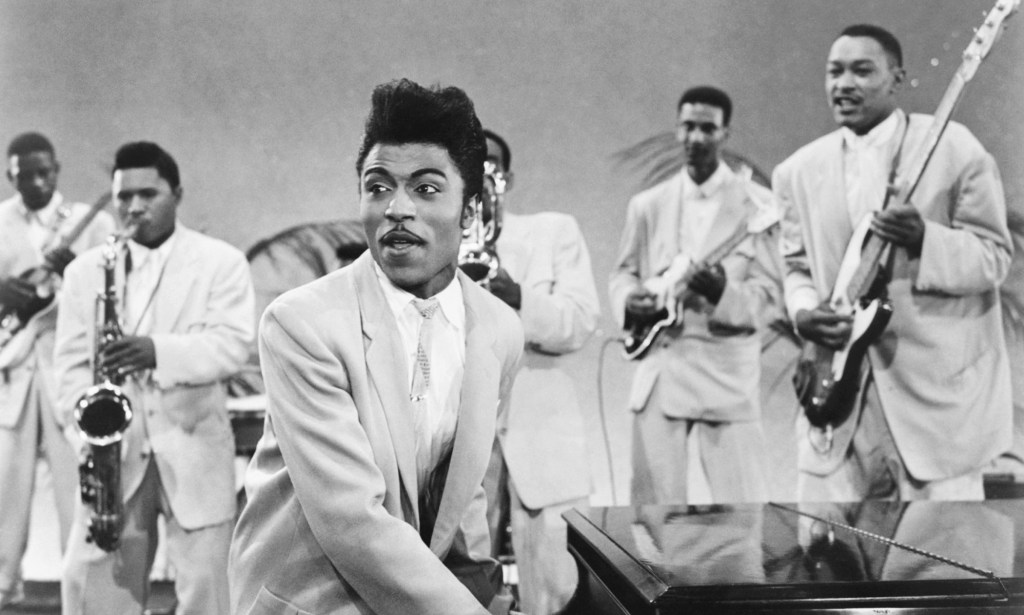 Little Richard performing in the '50s. 