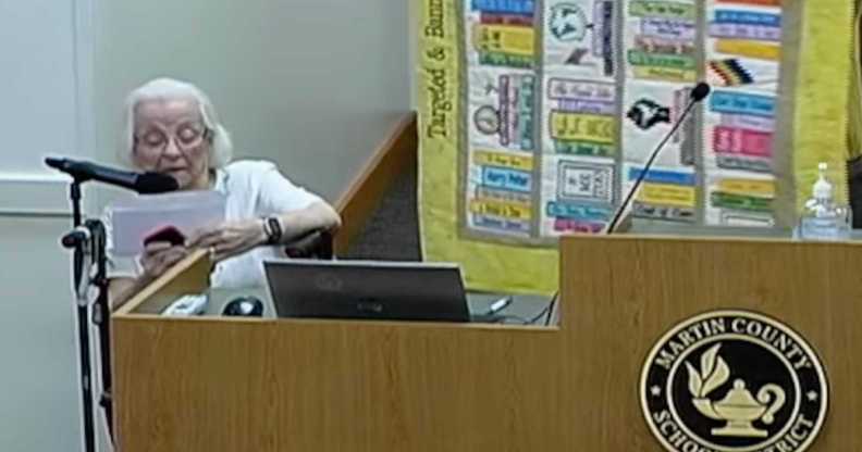 100-year-old Grace Linn gives speech at Martin County School Board meeting