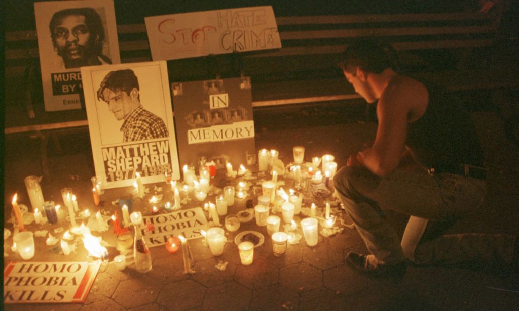 Matthew Shepard candlelit vigil.
