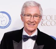 Paul O'Grady pictured at a red carpet event.