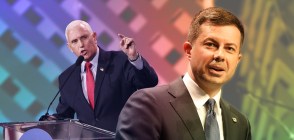 Mike Pence and Pete Buttigieg
