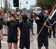 Neo-nazis use the nazi salute.