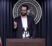 Transphobic commentator Matt Walsh gives speech at Mississippi Republican signing of trans healthcare ban
