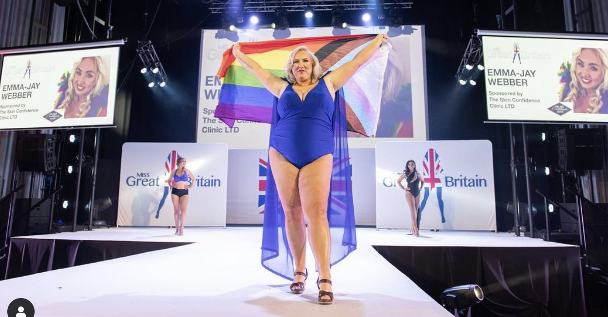 First lesbian Ms Great Britain finalist wants to use platform to raise awareness of LGBTQ+ issues