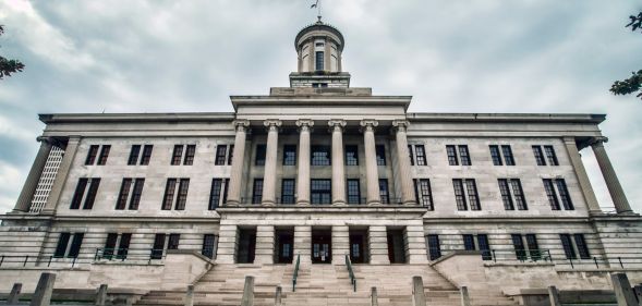 The Tennessee state capitol building.