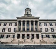 The Tennessee state capitol building.