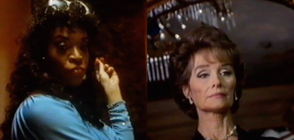 Scarlet (L) and Miss Peach (R) in Oscar-nominated The Lady In Waiting