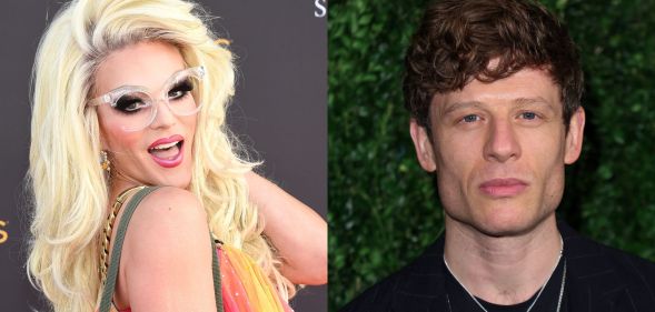 Drag Race star Willam and Happy Valley actor James Norton.